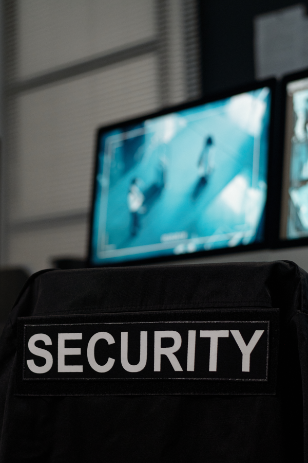 Security checkpoint at Mantebea Gardens