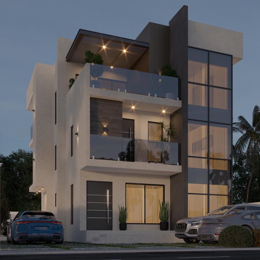 Terraced elevation