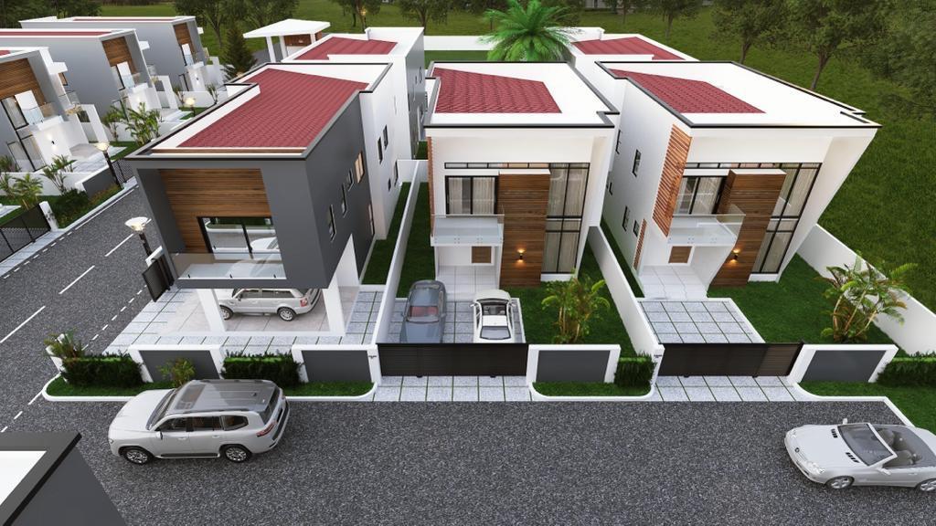Aerial view of The Kharis gated community