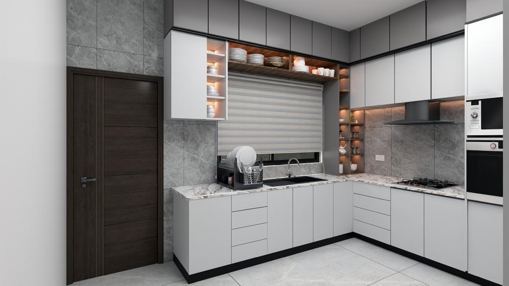 The Kharis L-shaped kitchen