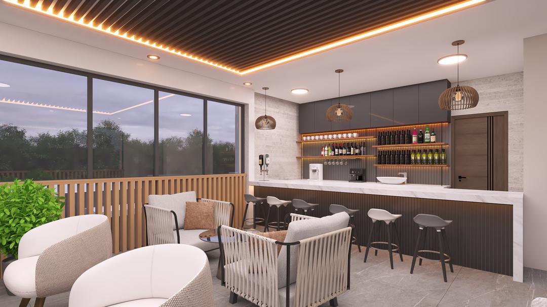 The Kharis executive lounge bar