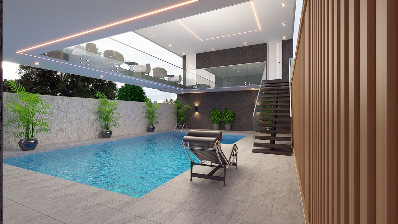 Pool deck